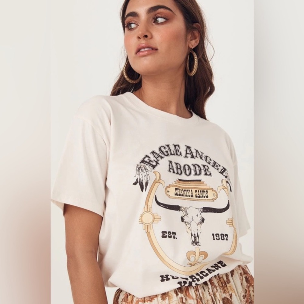 TRADE💫 @kelseysheedy Spell Eagle Angel + Midnight Roller Biker Tees